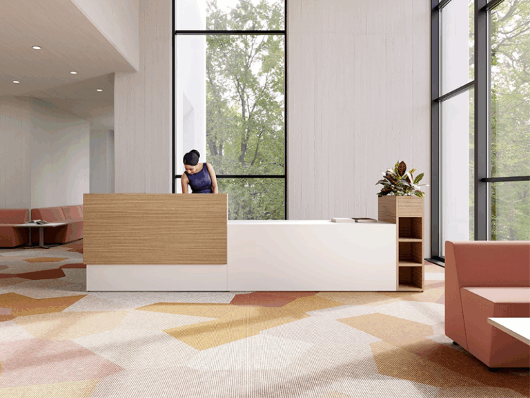 reception desk corporate